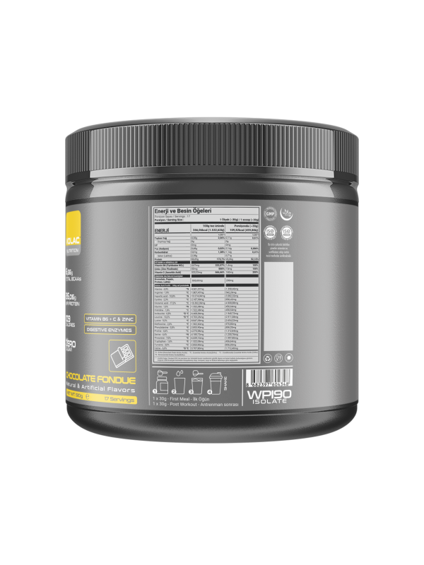 Whey Isolate 510g - Çikolata - 17 Servis